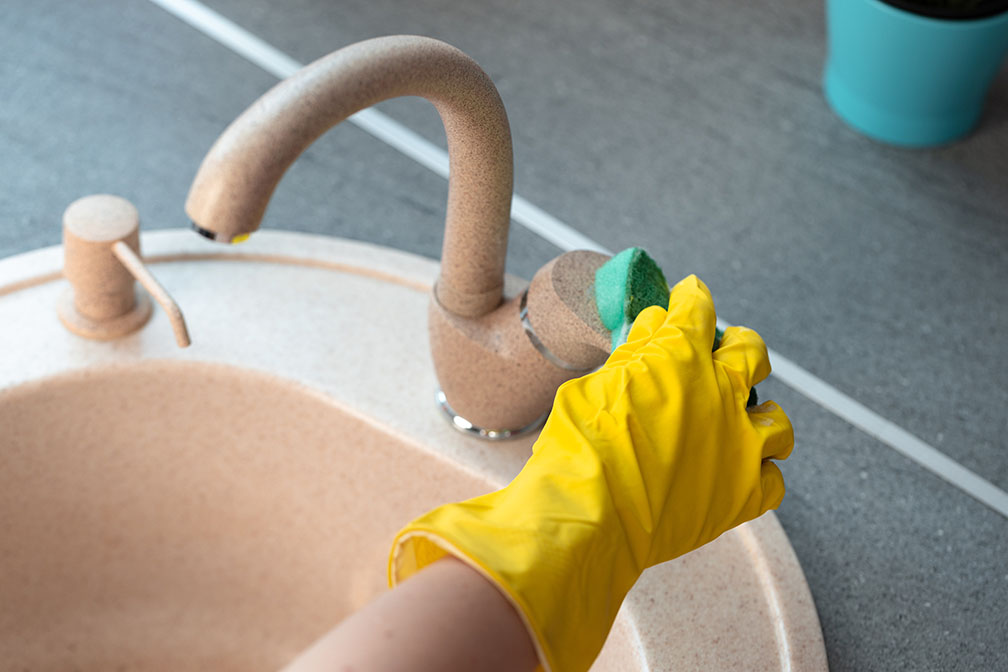 Domestic cleaning support helping older adults maintain a safe and tidy home
