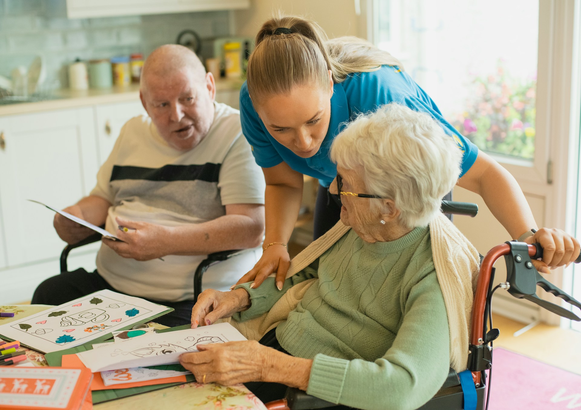 Companionship and household support helping create a safe, reassuring home environment